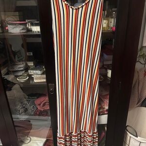 Another Love Colorful Striped Maxi Dress